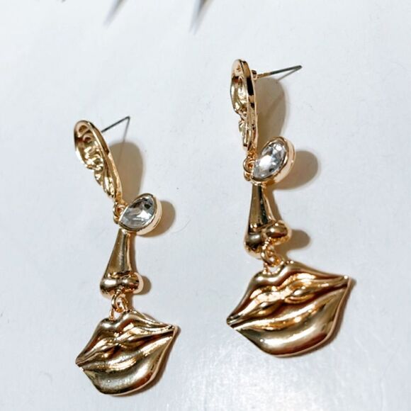 Bohemian dangle stud earrings #1105 - Picture 4 of 5